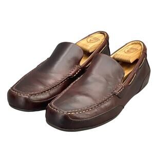 Sperry Top-Sider Brown Leather Comfort Slip On Casual Driving Loafer Men 8.5M